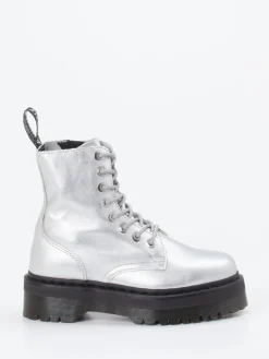 – Schnürboots aus Metallicleder*Dr. Martens New