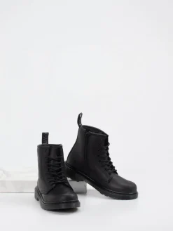 Kinder Dr. Martens – Schnürboots aus Glattleder