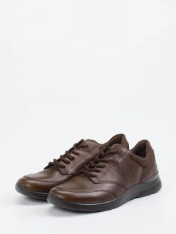 Herren Ecco – Bequem-Sneaker aus Glattleder