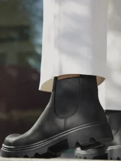 Damen Ecco – Chelsea Boots aus Fettleder