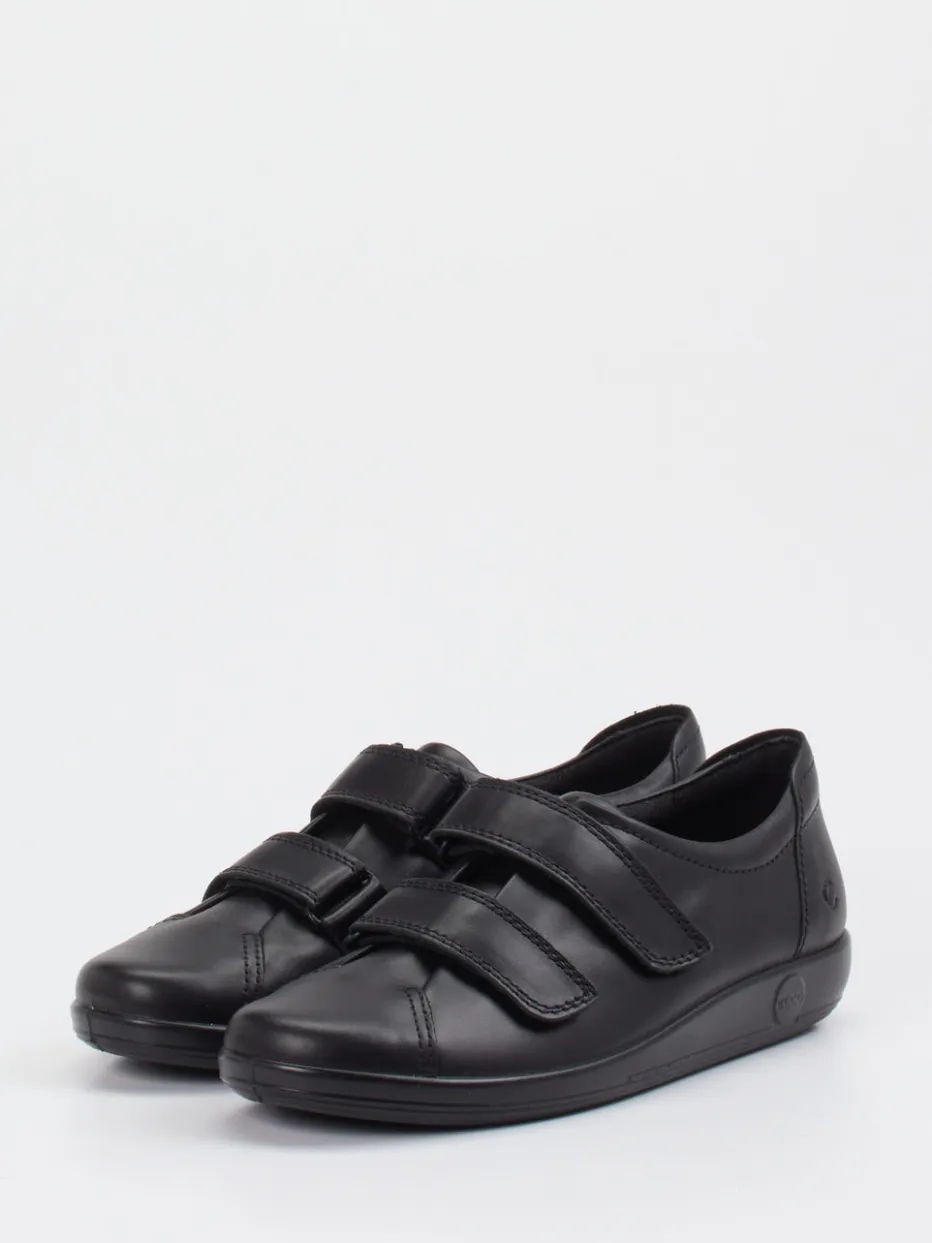 Damen Ecco – Klettschuhe aus Kalbleder