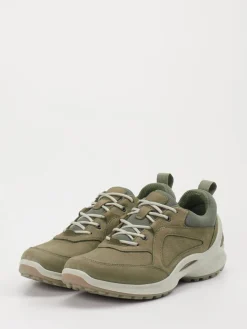 Herren Ecco – Outdoor-Sneaker aus Nubukleder oliv