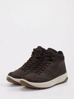 – Schnürstiefeletten aus Nubukleder Dunkel*Ecco Clearance