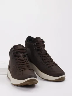 – Schnürstiefeletten aus Nubukleder Dunkel*Ecco Clearance