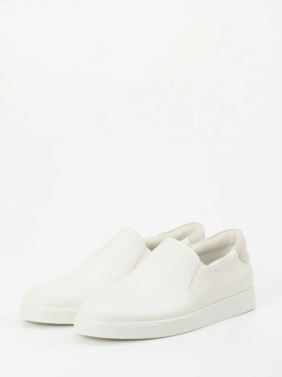 – Slip-On Sneaker aus Kalbleder Offwhite*Ecco