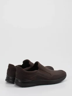 Herren Ecco – Slipper aus Nubukleder Dunkel