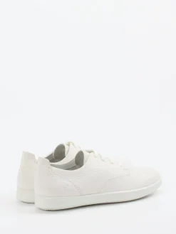 Damen Ecco – Sneaker aus Kalbleder in Elfenbein