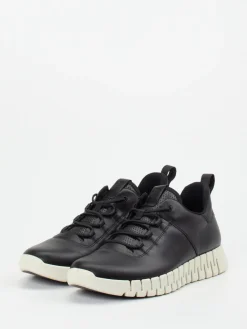 – Sneaker aus Kalbleder und Mesh*Ecco