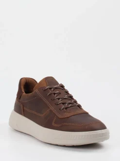 Herren Ecco – Sneaker aus Kalbleder in Dunkel