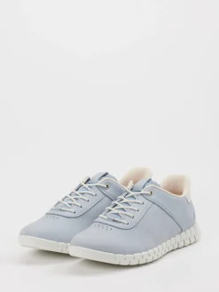 Damen Ecco – Sneaker aus Nubukleder Pastell