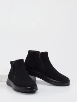 – Stiefelette aus Veloursleder*Ecco Clearance