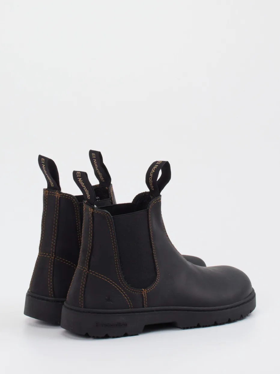 – Chelsea Boots aus Fettleder anthrazit*El Naturalista Discount