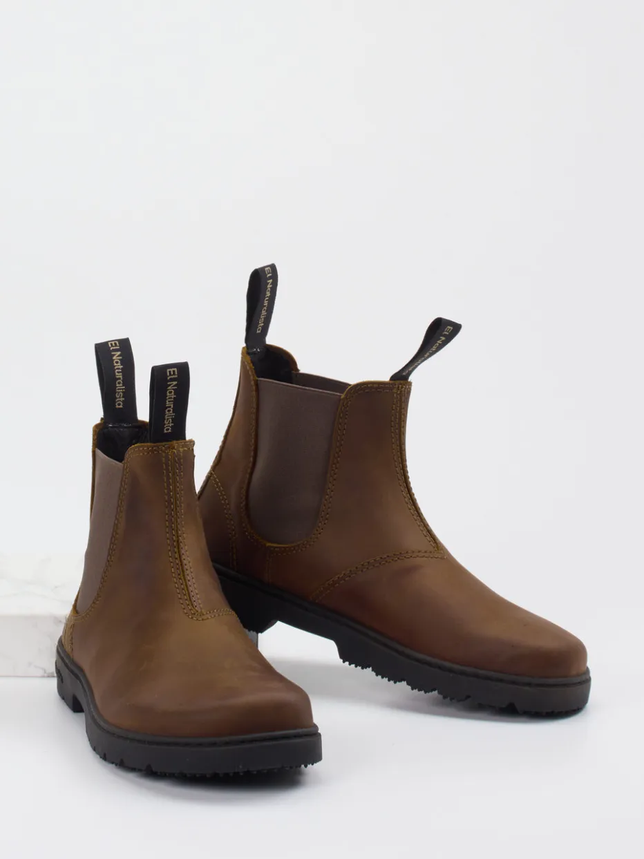 Damen El Naturalista – Chelsea Boots aus Fettleder