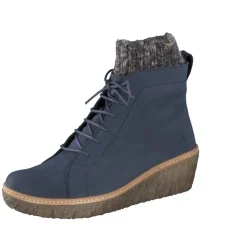 – Keilabsatz-Stiefelette aus Nubukleder*El Naturalista New