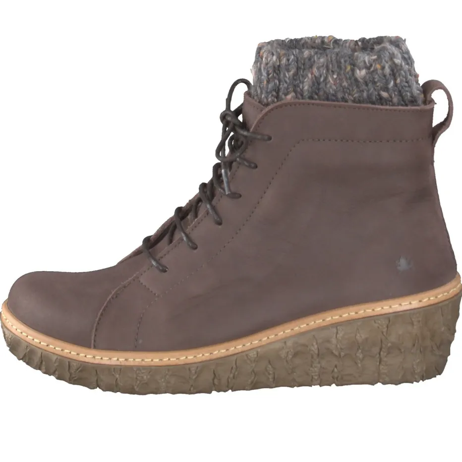 – Keilstiefelette aus Nubukleder*El Naturalista