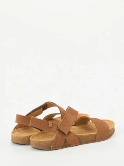 – Komfortsandale aus Nubukleder cognac*El Naturalista Online