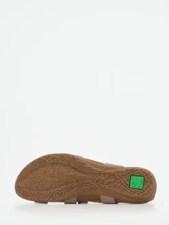 – Komfortsandalen aus Nubukleder Taupe*El Naturalista New