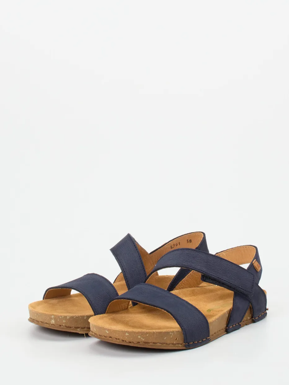 – Komfortsandale aus Nubukleder Dunkel*El Naturalista Discount