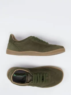 Damen El Naturalista – Sneaker aus Nubukleder in Oliv