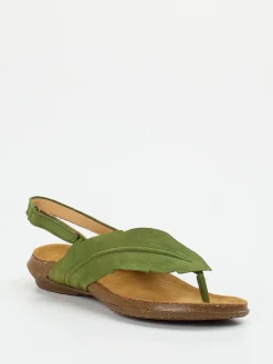 – Zehentrenner-Sandalen aus Nubukleder*El Naturalista