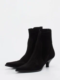 – Stiefeletten aus Veloursleder*Elena Iachi Online