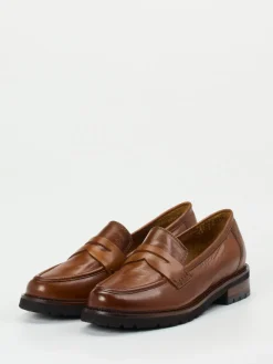 – Loafer aus Kalbleder in Cognac*Everybody Hot