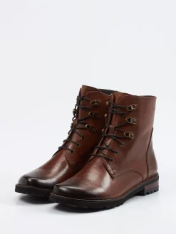 Damen Everybody – Schnürboots aus Kalbleder mittel