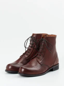 Damen Everybody – Schnürstiefelette aus Kalbleder Dunkel