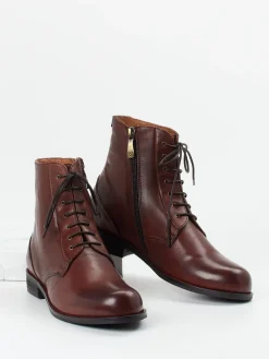 Damen Everybody – Schnürstiefelette aus Kalbleder Dunkel