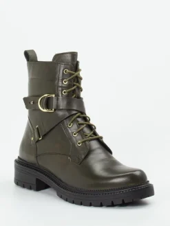 Damen Everybody – Stiefelette aus Lammleder Oliv