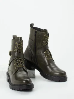 Damen Everybody – Stiefelette aus Lammleder Oliv