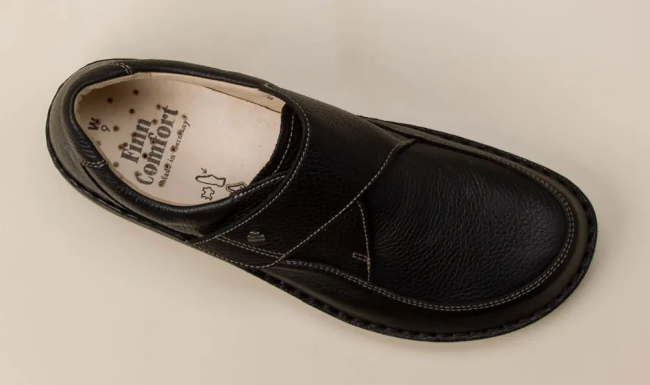 – Klettslipper aus genarbtem Büffelleder*Finn Comfort Outlet