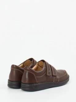 Herren Finn Comfort – Klettslipper aus Kalbleder Dunkel