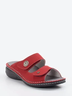 Damen Finn Comfort – Komfort-Pantolette aus veganem Textil