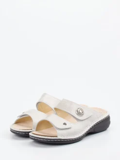 – Komfort-Pantolette aus geprägtem Leder*Finn Comfort Best