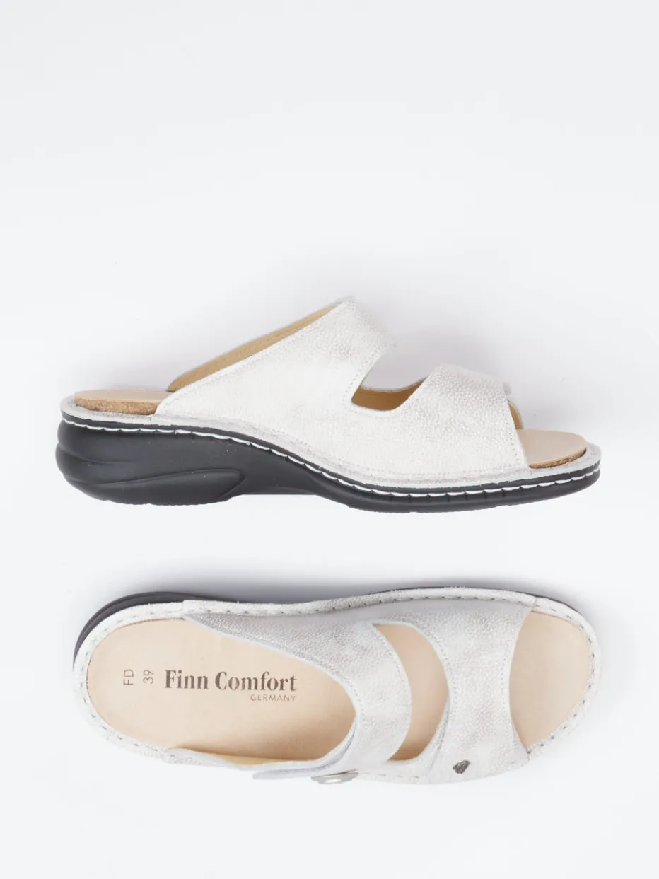 – Komfort-Pantolette aus geprägtem Leder*Finn Comfort Best