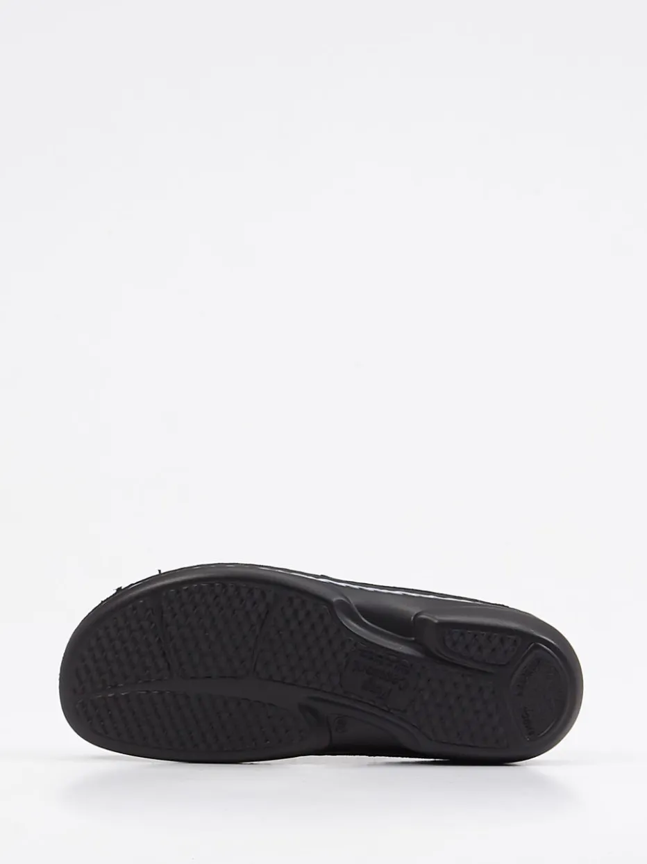 – Komfort-Pantolette aus Nubukleder Marine*Finn Comfort Discount