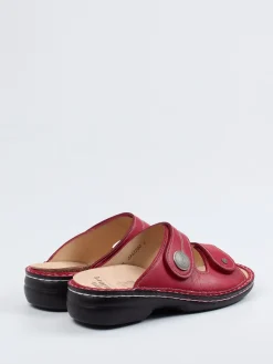 Damen Finn Comfort – Komfort-Pantolette aus Kalbleder Dunkel