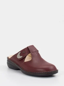– Komfort-Pantolette aus Kalbleder bordeaux*Finn Comfort New