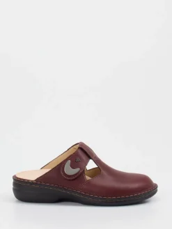 – Komfort-Pantolette aus Kalbleder bordeaux*Finn Comfort New