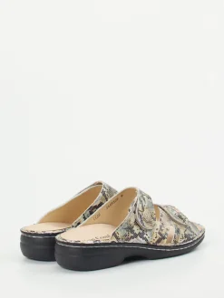 – Komfort-Pantolette aus geprägtem Leder color*Finn Comfort Clearance