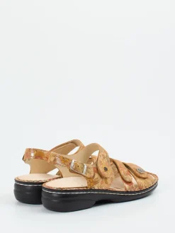 – Komfortsandale aus geprägtem Leder*Finn Comfort New