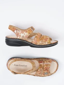 – Komfortsandale aus geprägtem Leder*Finn Comfort New