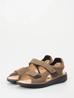 Herren Finn Comfort – Komfortsandalen aus Nubukleder Taupe