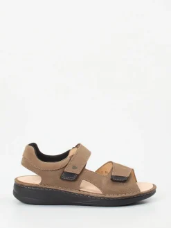 Herren Finn Comfort – Komfortsandalen aus Nubukleder Taupe