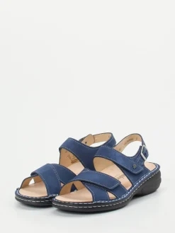 – Komfortsandale aus Nubukleder Marine*Finn Comfort Best