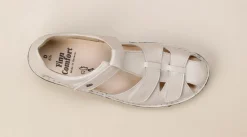 – Komfort-Sandalette aus Metallic-Leder*Finn Comfort Outlet