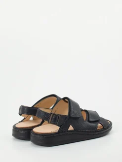 Herren Finn Comfort – Komfortsandalen aus Fettleder Dunkel