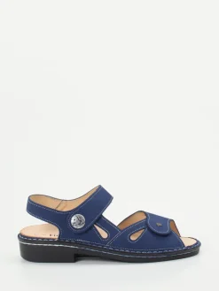 – Komfortsandale aus Nubukleder Marine*Finn Comfort Online