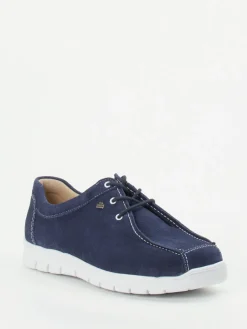 – Komfort-Schnürschuh aus Veloursleder Marine*Finn Comfort Clearance